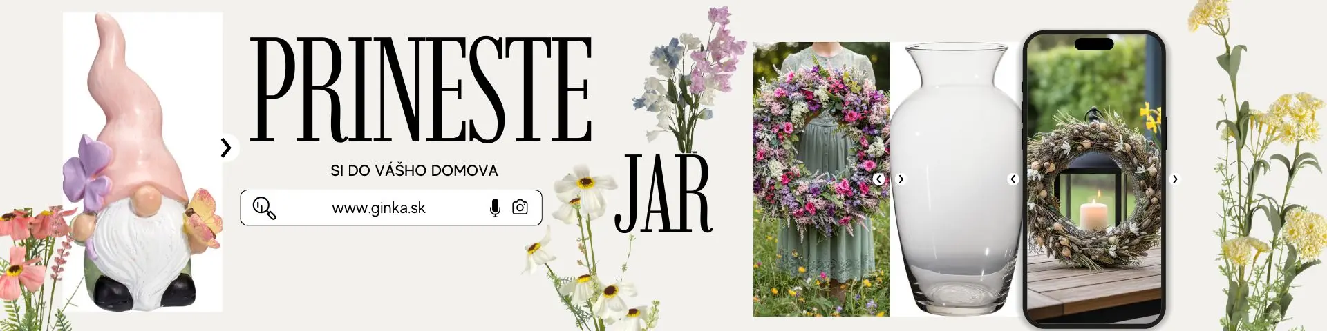 Jarné dekorácie do vášho domov